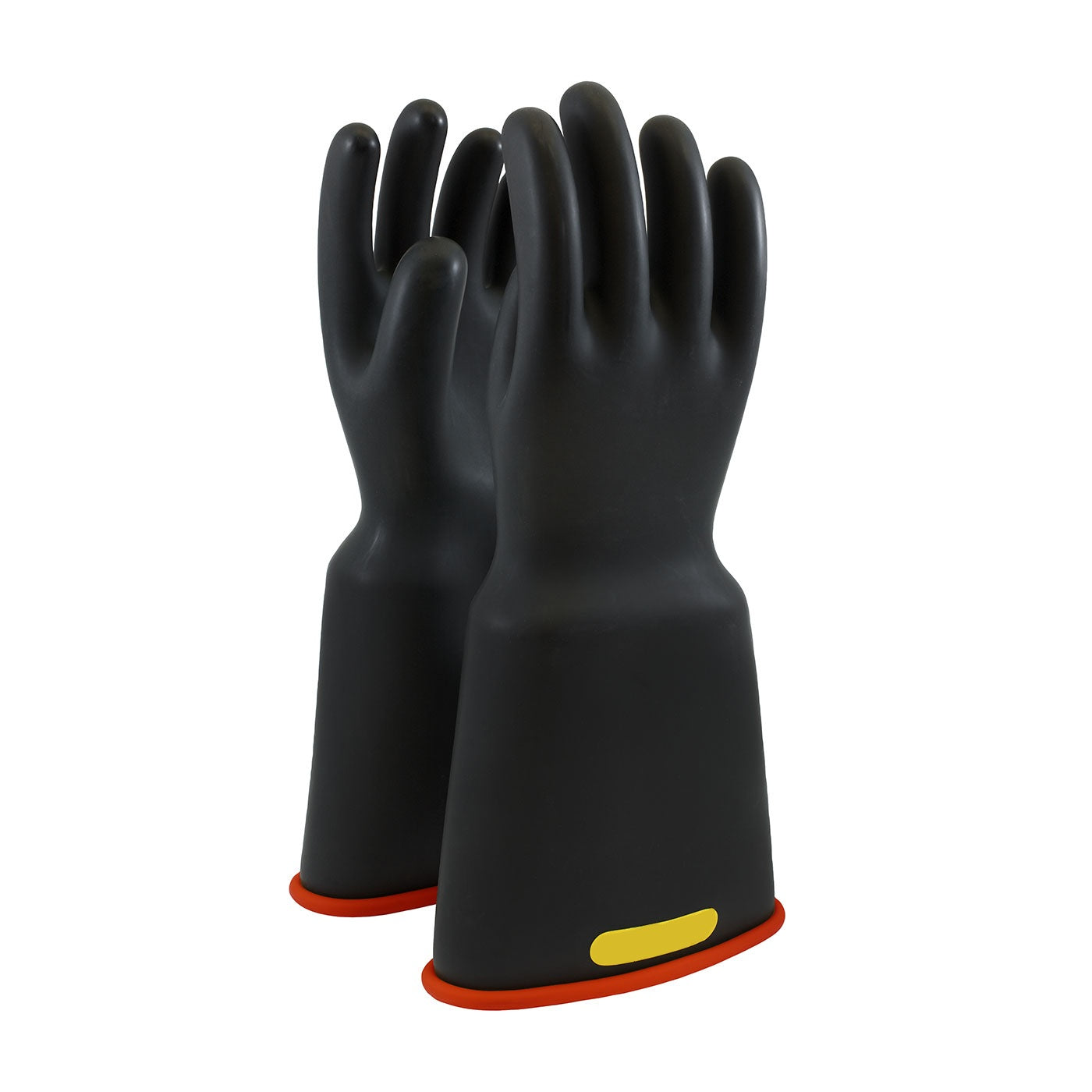 Salisbury NG216BCRB Electriflex Class 2 16" Bell Cuff Rubber Insulating Gloves - Red/Black