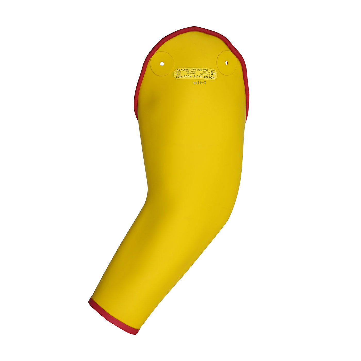 NOVAX® Class 2 Rubber Insulating Sleeves, Red/Yellow, Extra Curved, 28", Size Large 199-2-LARGE