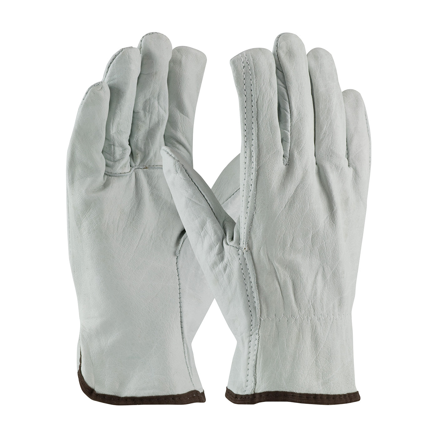 PIP Industry Grade Top Grain Cowhide Leather Drivers Glove - Straight Thumb, Size M 68-106/M