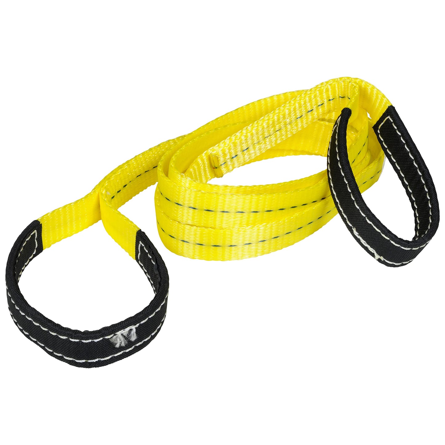 Eye-Eye Web Sling 2-Ply 2"x10' w/ Leather-Wrapped Eyes EE-2-92-10 LWE