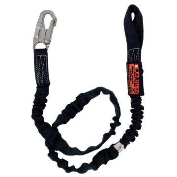 Bashlin 6' Tubular Nylon Web Lanyard with Polyester Shock Absorbing Core, Snap Hook and Loop End 2805-6HL