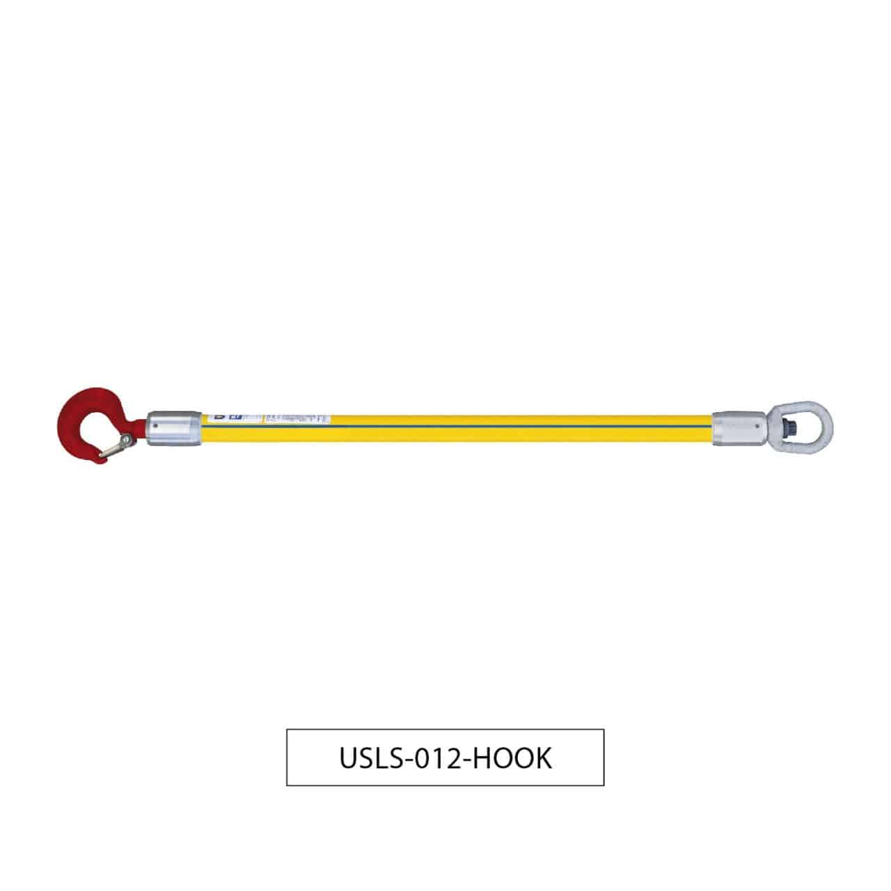 Utility Solutions 12" BLUE STRIPE® Safety Hook & Swivel Eye USLS-012-HOOK