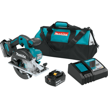 Makita 18V LXT® Lithium-Ion Brushless Cordless 5-7/8" Metal Cutting Saw Kit, bag (5.0Ah) XSC02T