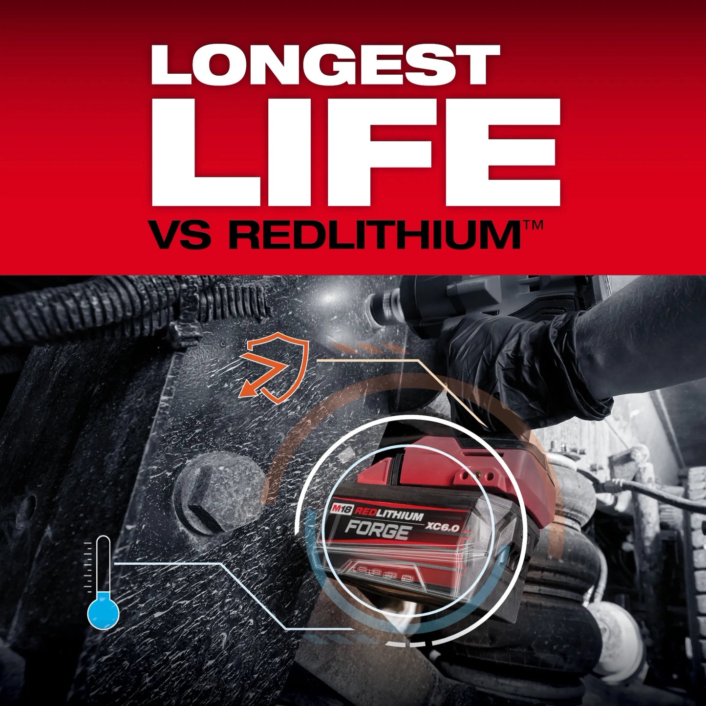 Milwaukee M18™ REDLITHIUM™ FORGE™ XC6.0 Battery Pack 48-11-1861