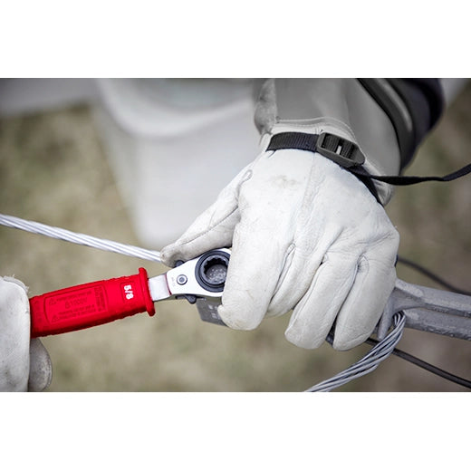 Milwaukee Lineman's 4-in-1 Insulated Ratcheting Box Wrench 48-22-9212