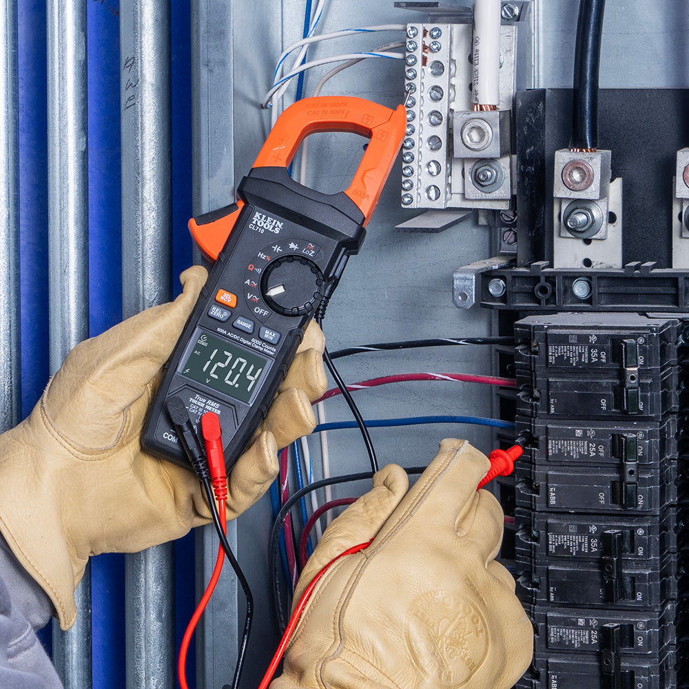 Klein 600A AC/DC Auto-Ranging Digital Pro Clamp Meter CL710
