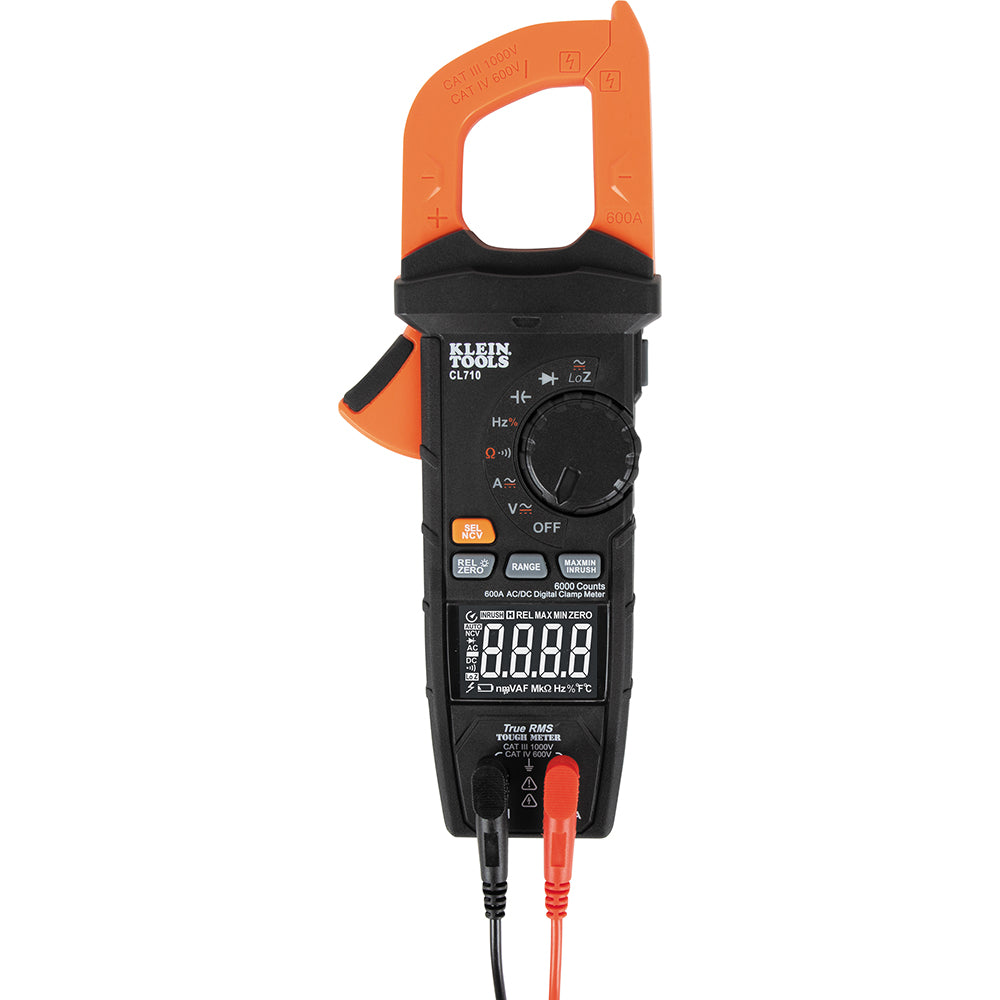 Klein 600A AC/DC Auto-Ranging Digital Pro Clamp Meter CL710