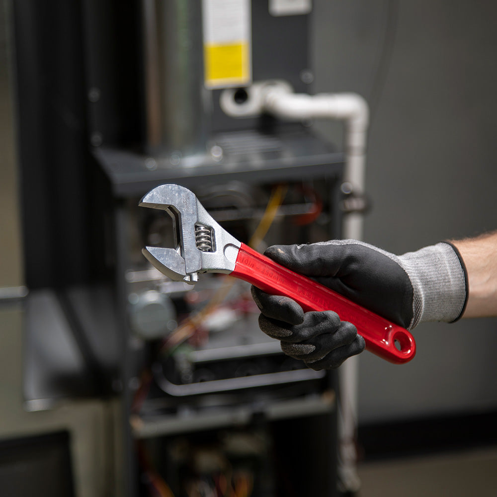Klein Adjustable Wrench Extra Capacity, 10-Inch D507-10