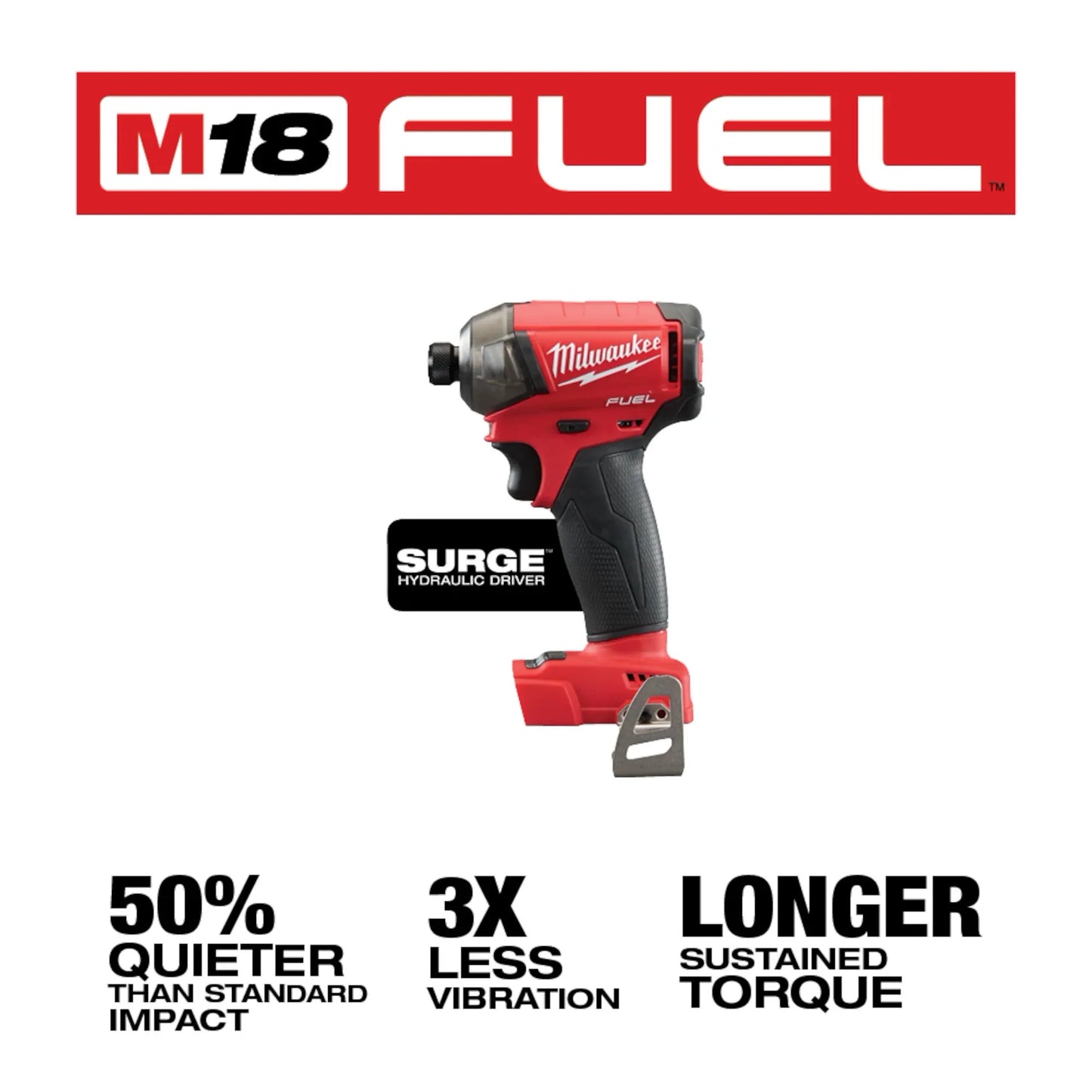 Milwaukee M18 FUEL™ SURGE™ 1/4" Hex Hydraulic Driver (Tool Only) 2760-20