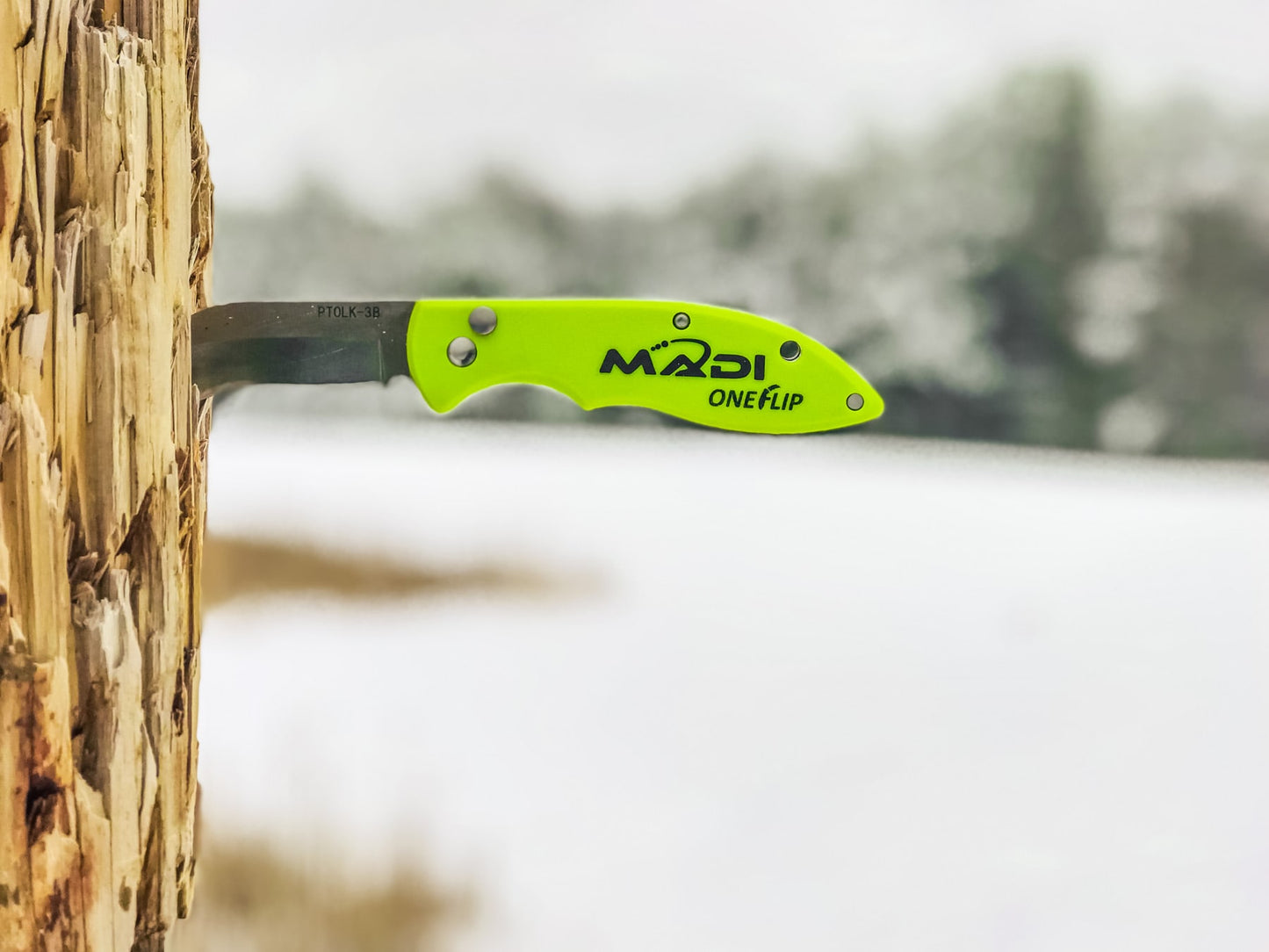 MADI OneFlip™ Blunted Tip Lineman Knife PTOLK-3B