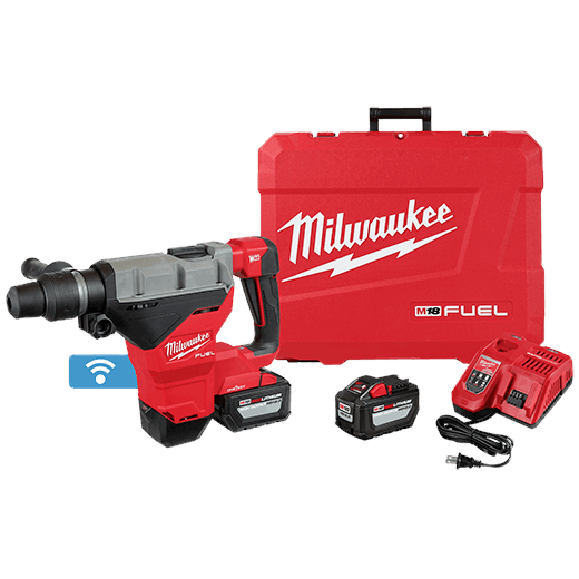 Milwaukee M18 FUEL™ 1-3/4" SDS MAX Rotary Hammer Kit w/ (2) 12.0 Battery 2718-22HD