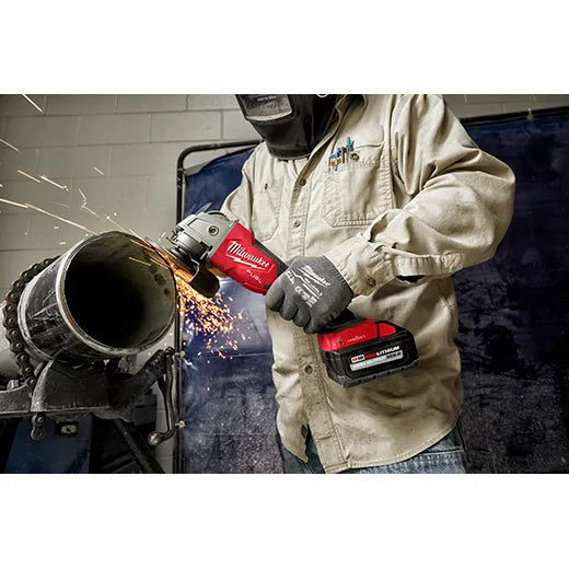 Milwaukee M18 FUEL™ 4-1/2" / 5" Braking Grinder w/ ONE-KEY™ Paddle Switch, No Lock 2882-22