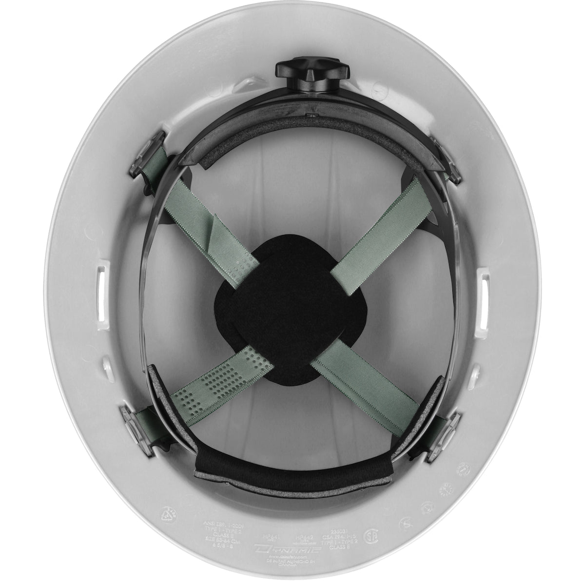 PIP Kilimanjaro™ Full Brim Hard Hat with HDPE Shell, Wheel Ratchet Adjustment, White 280-HP641R-01