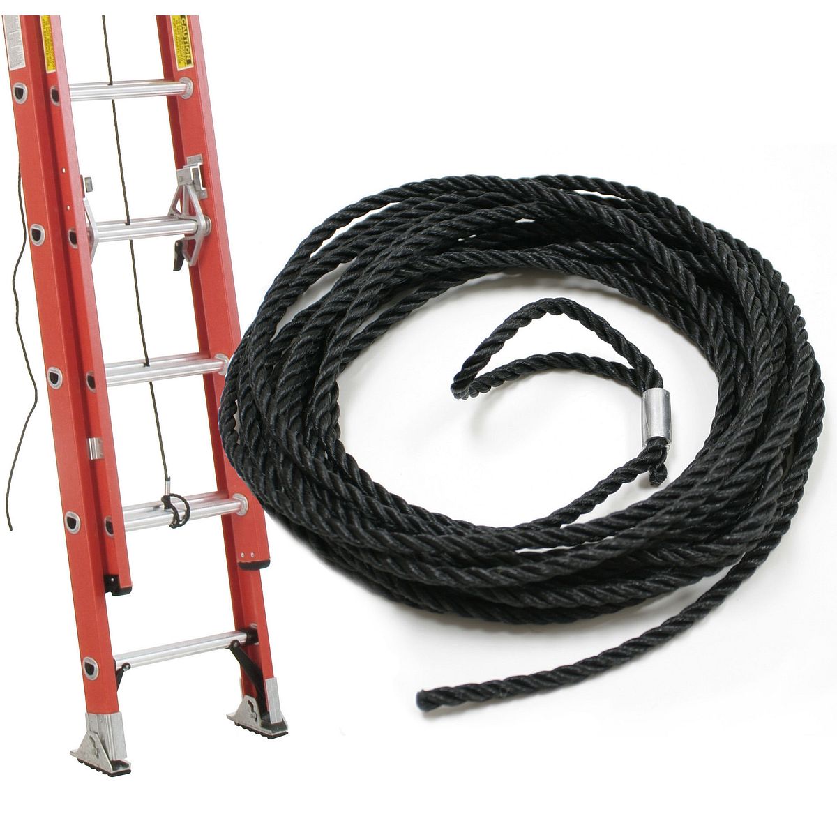 16ft Type IA Fiberglass D-Rung Extension Ladder D6216-2
