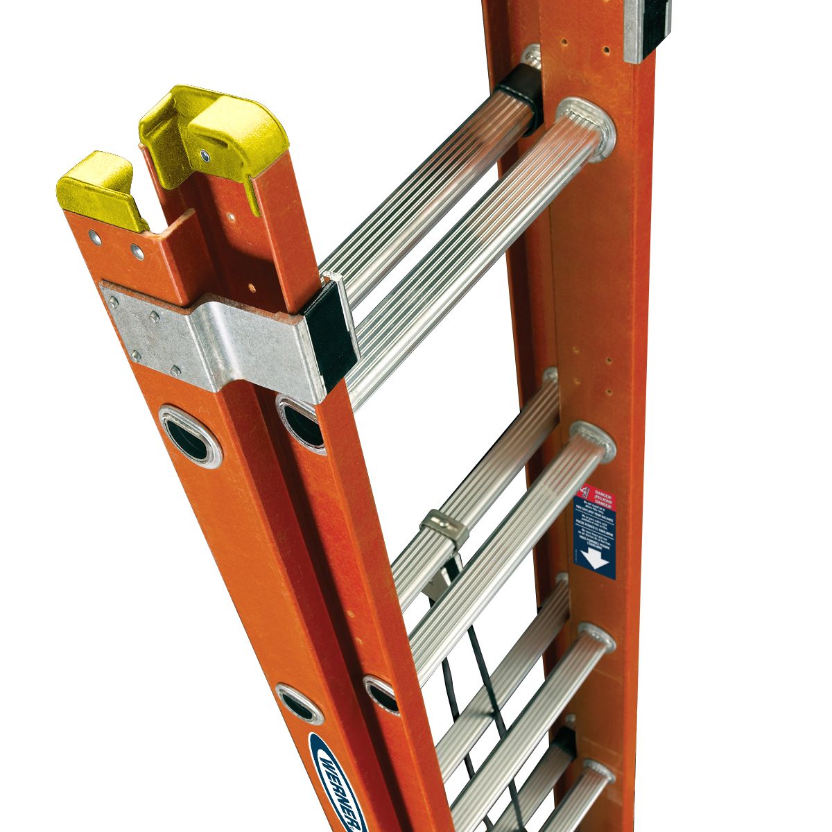16ft Type IA Fiberglass D-Rung Extension Ladder D6216-2