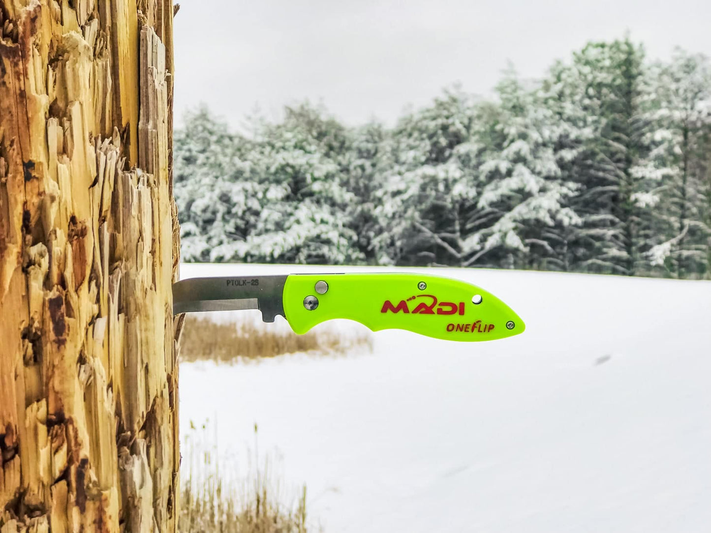 MADI OneFlip™ Safety Blade Lineman Knife PTOLK-2S
