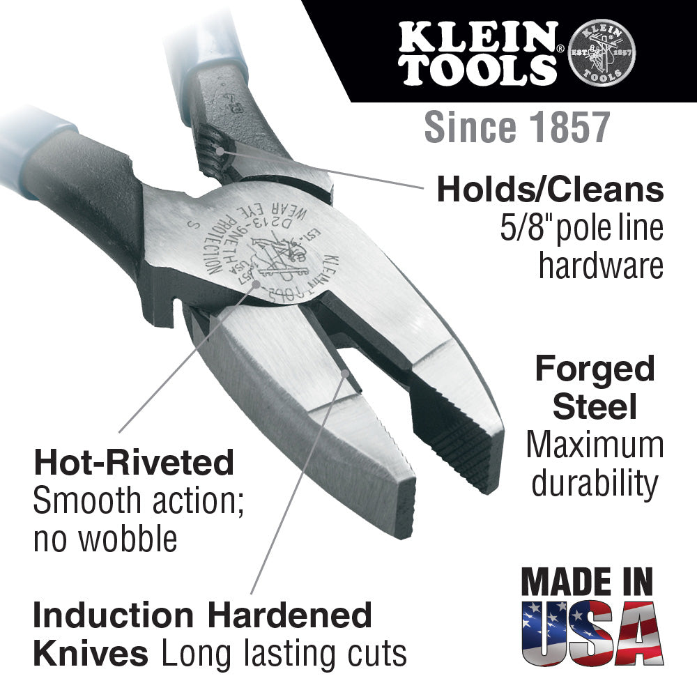 Lineman's Bolt-Thread Holding Pliers, 9-Inch D213-9NETH