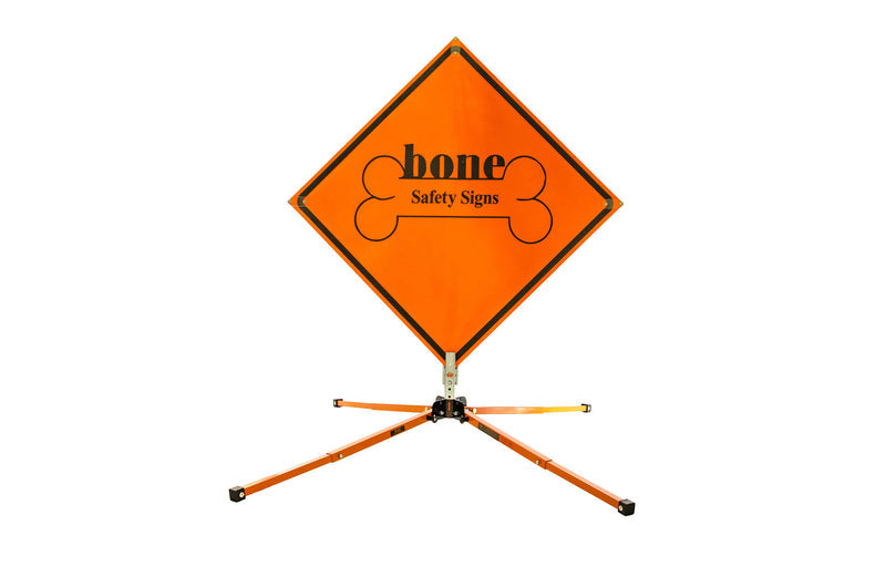 Springless Sign Stand w/ Auto Latch SZ-412