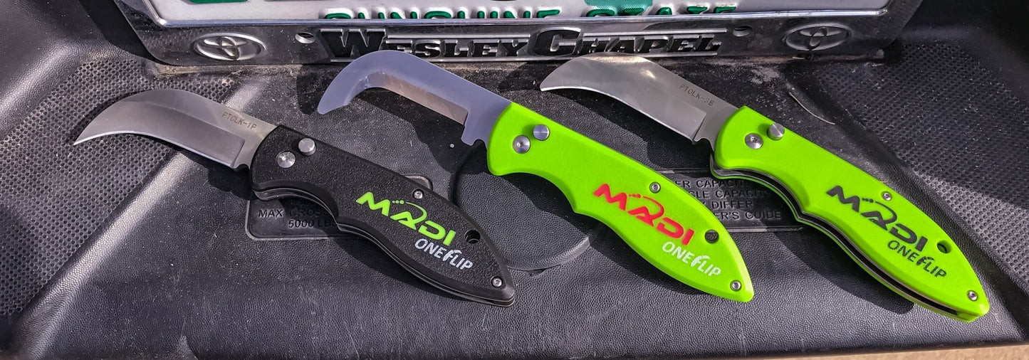MADI OneFlip™ Safety Blade Lineman Knife PTOLK-2S