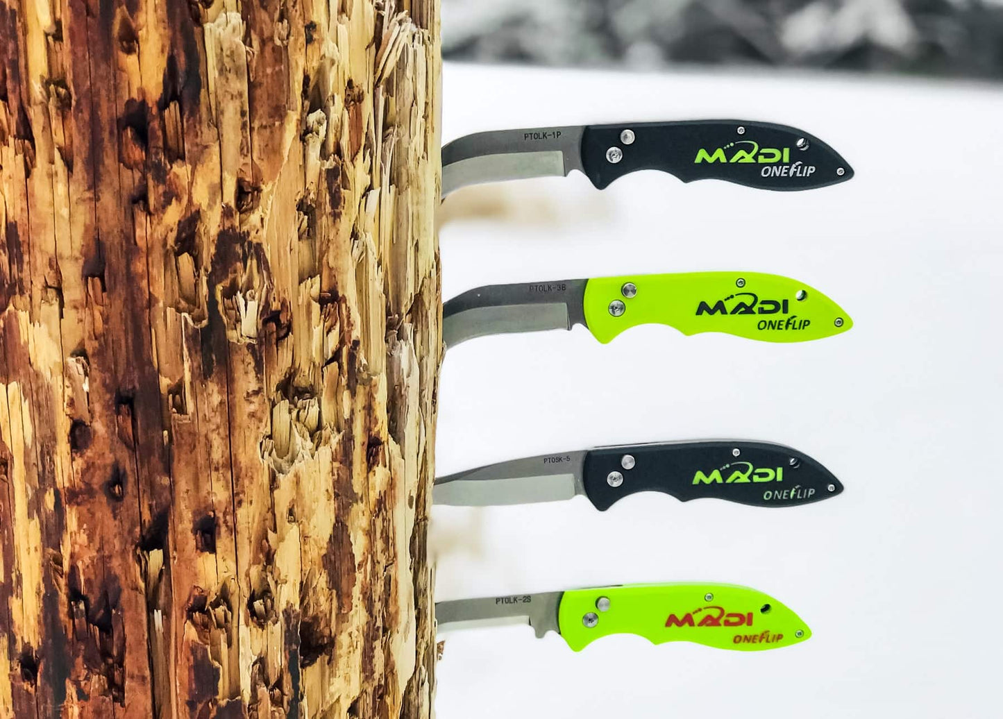 MADI OneFlip™ Pointed Tip Lineman Knife PTOLK-1P