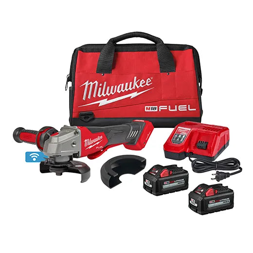 Milwaukee M18 FUEL™ 4-1/2" / 5" Braking Grinder w/ ONE-KEY™ Paddle Switch, No Lock 2882-22