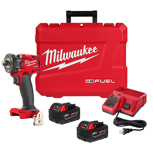 Milwaukee M18 FUEL™ 1/2 " Compact Impact Wrench w/ Pin Detent Kit 2855P-22R