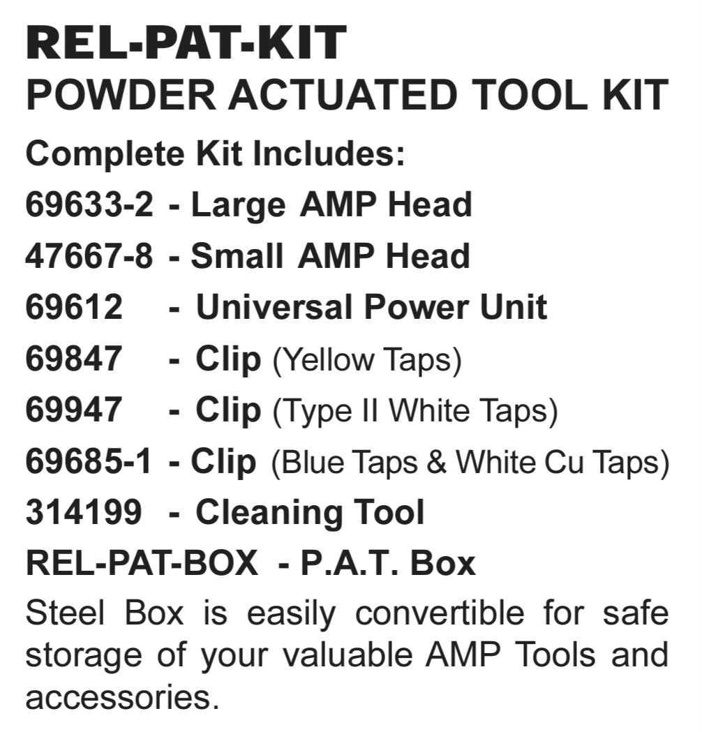 Powder Actuated AMPACT Tool Kit
