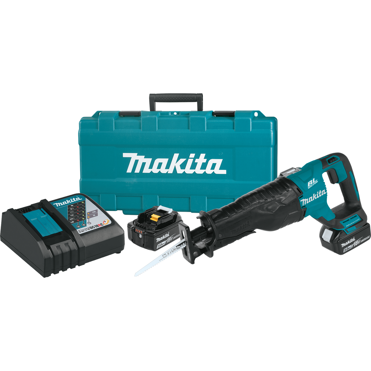 Makita 18V LXT® Lithium-Ion Brushless Cordless Recipro Saw Kit XRJ05T