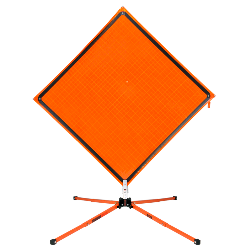 Springless Sign Stand w/ Auto Latch SZ-412