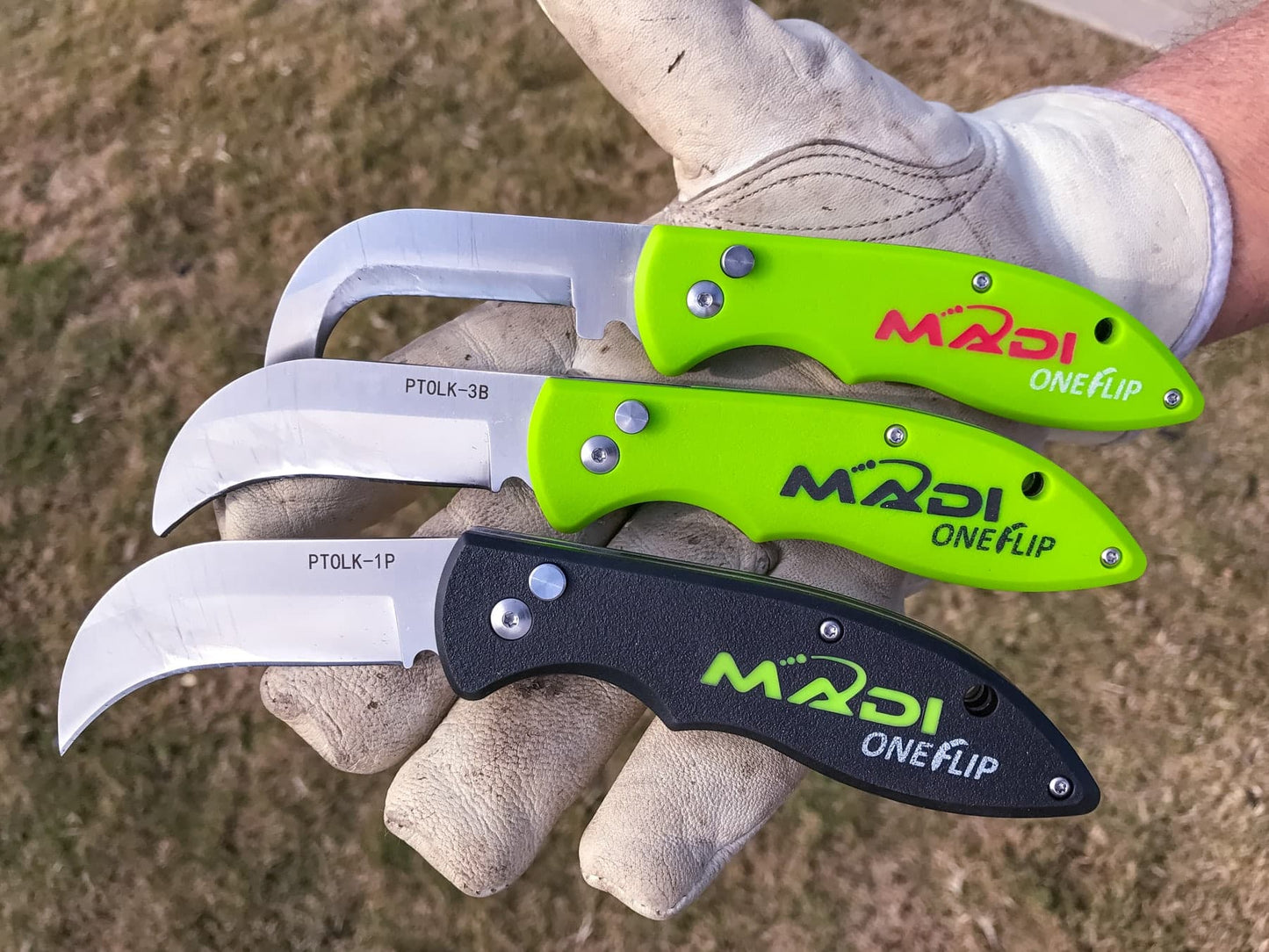 MADI OneFlip™ Blunted Tip Lineman Knife PTOLK-3B