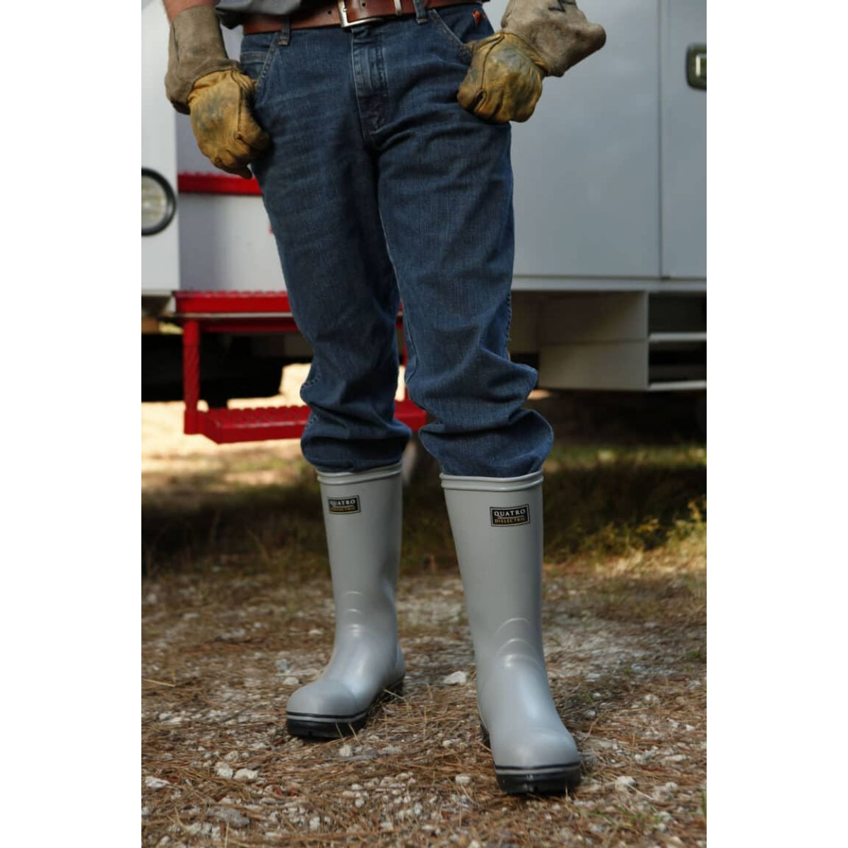 Quatro 20kV 15" Dielectric Regular Boot with Steel Toe FQD8
