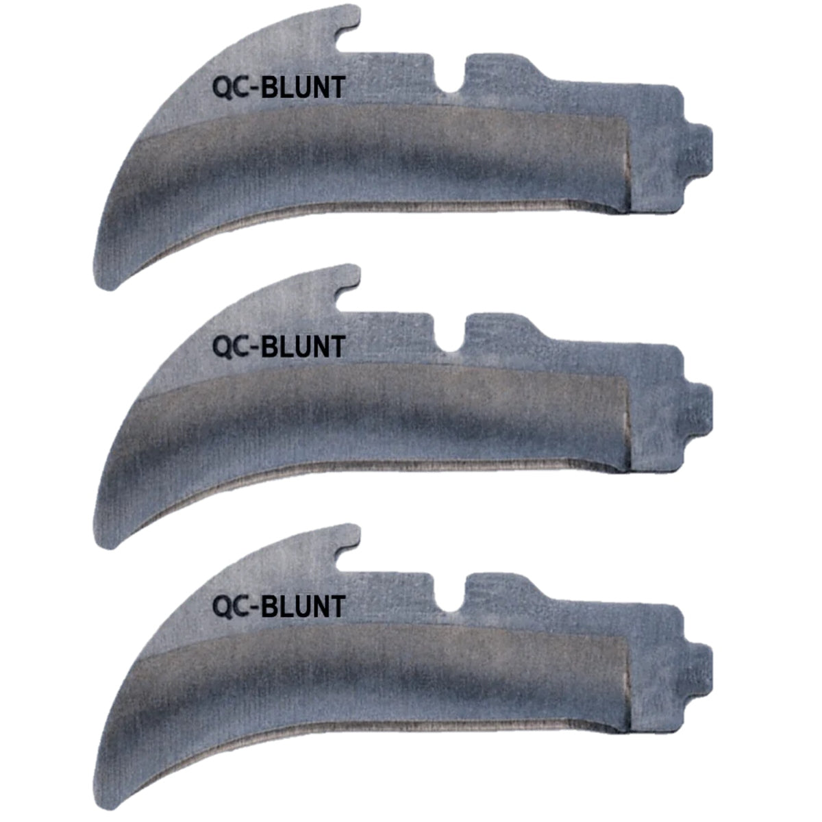 MADI Quick-Change Blunted Replacement Blades 3 Pack for Lockback Lineman Knife LB-QC3PK-3B