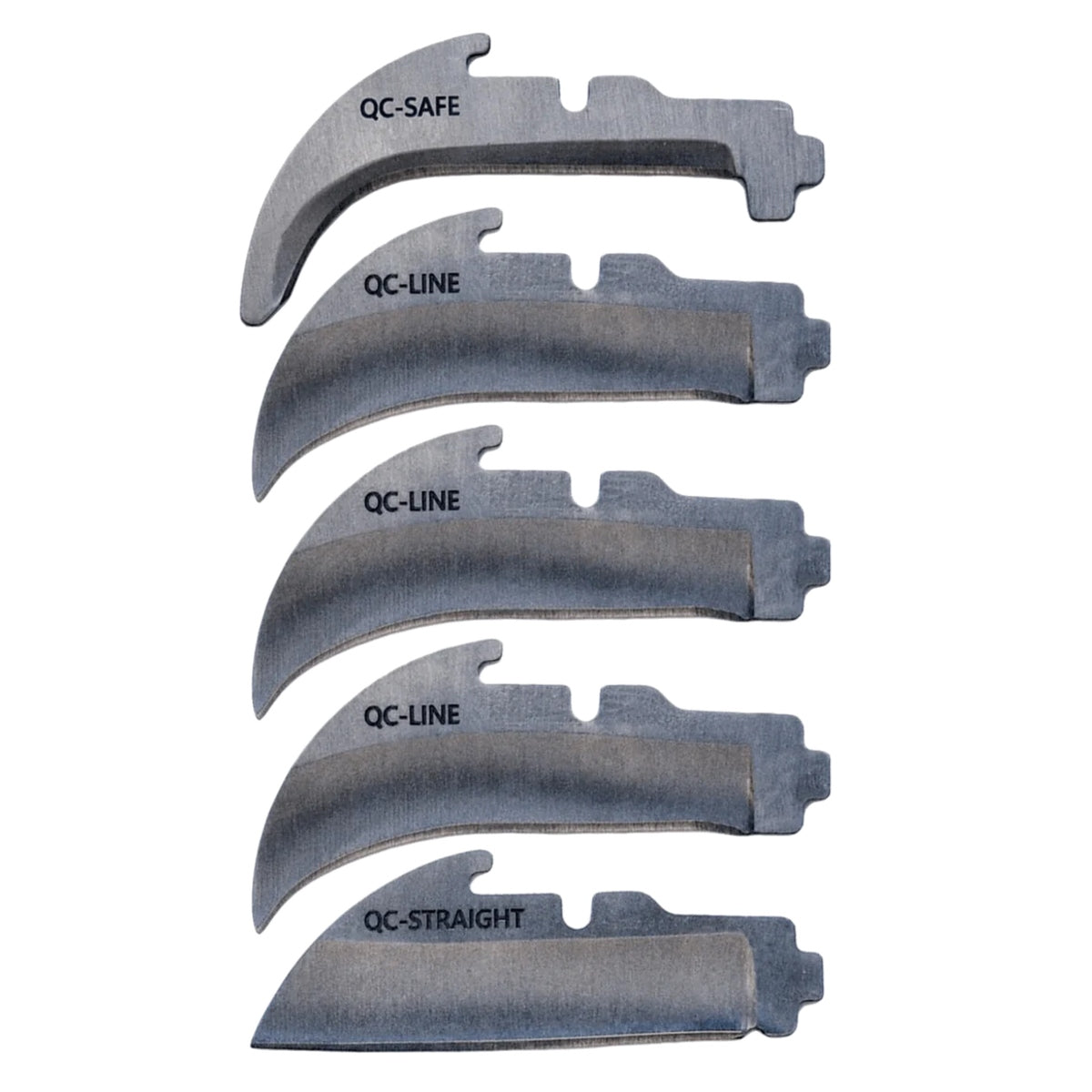 MADI Quick-Change Lineman Knife Replacement Blade Assortment 5 Pack LB-QC5PK