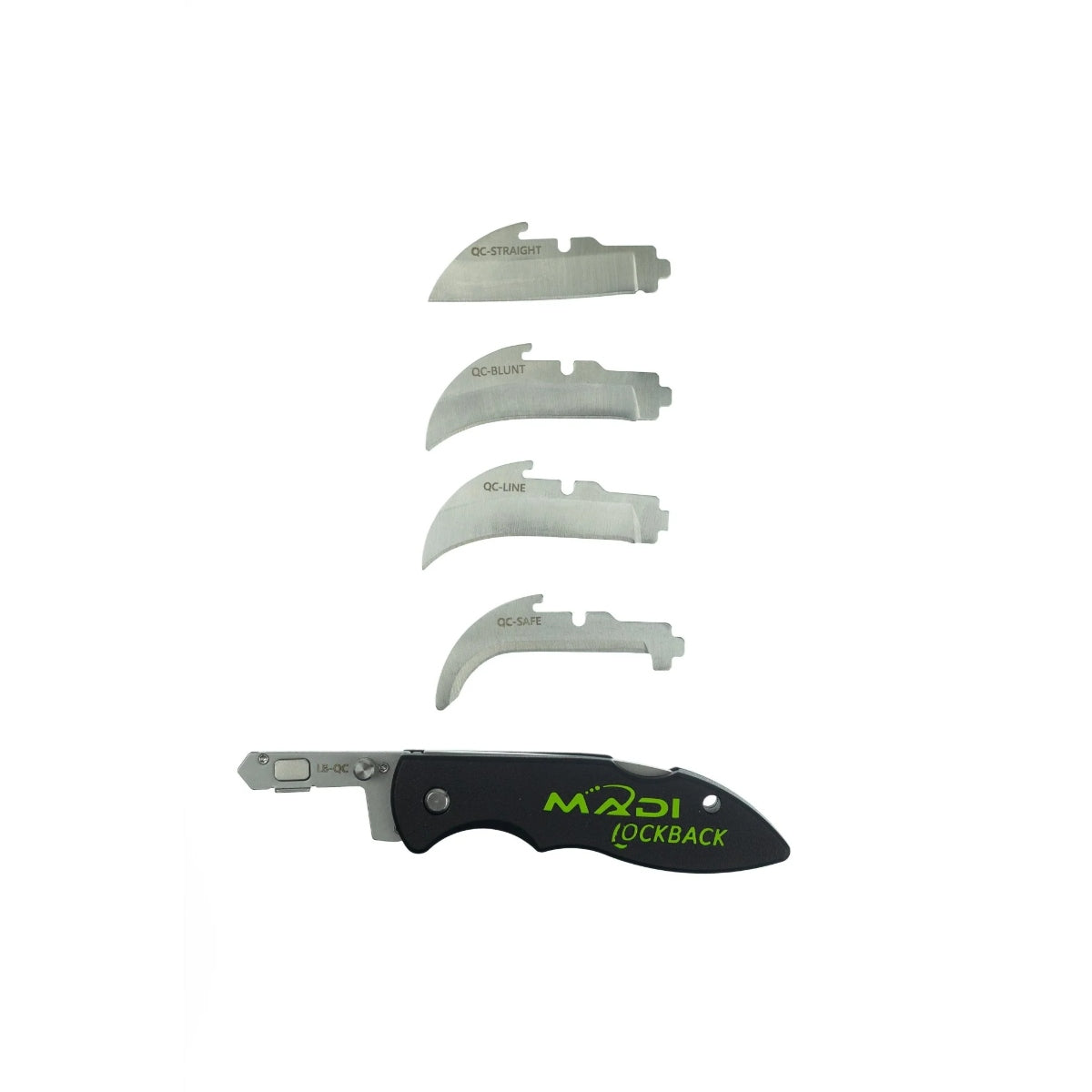 MADI Lockback Quick-Change Lineman Knife with Interchangeable Utility Blades LB-QC