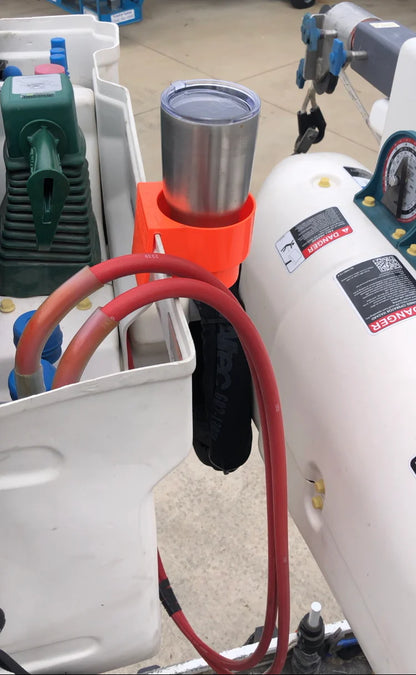 Line Work Bucket Clip On Cup Holder Bucket Mount Fits 32 oz Bottles 1001