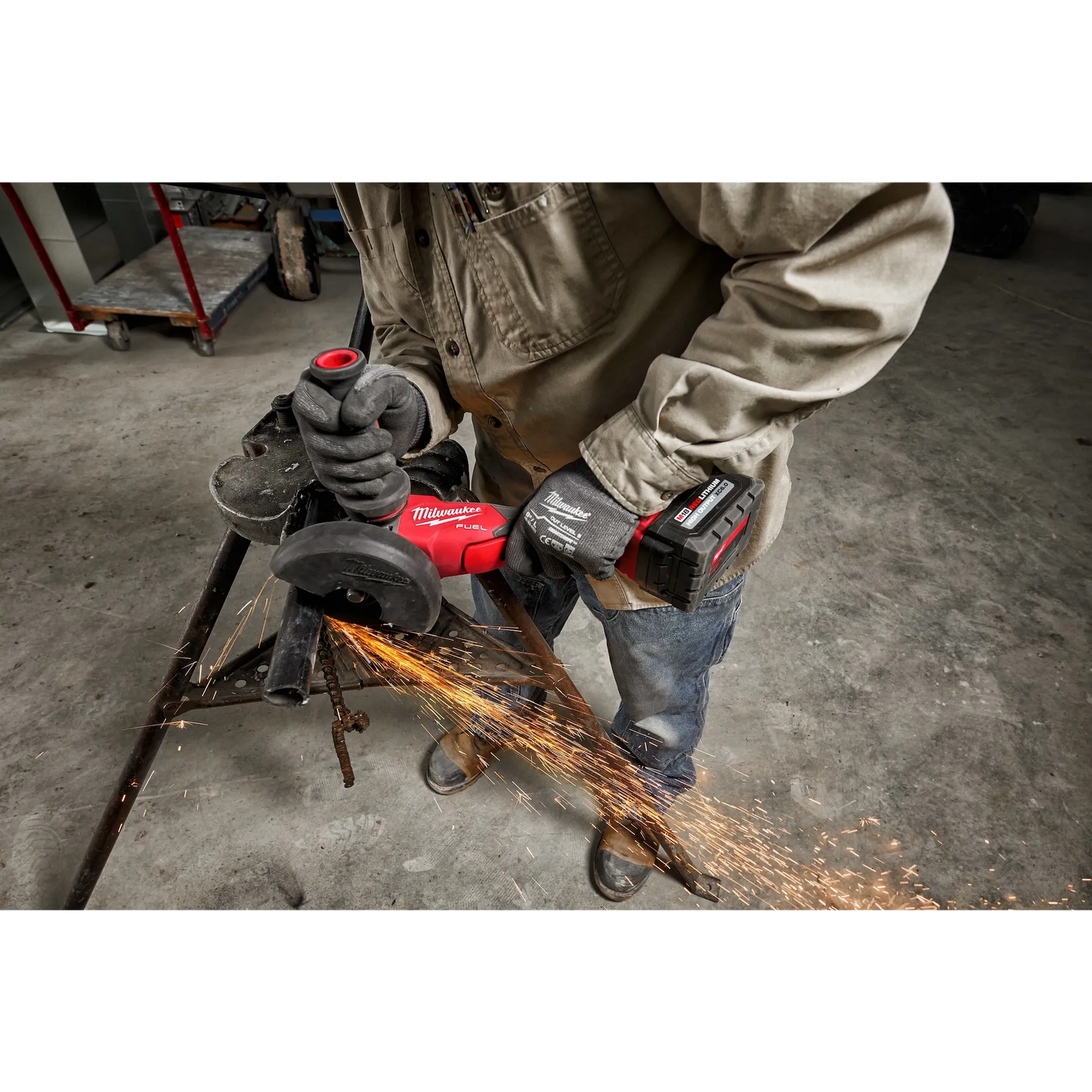 Milwaukee M18 FUEL™ 4-1/2" / 5" Braking Grinder with ONE-KEY™ 2882-20