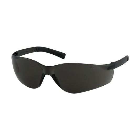 Zenon Z13™ Rimless Safety Glasses with Dark Gray Temple, Gray Lens and Anti-Scratch / Anti-Fog Coating 250-06-5521