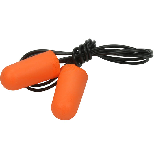 Disposable Soft Polyurethane Foam Corded Ear Plugs - NRR 32 267-HPF210C