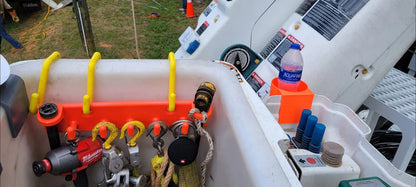 Line Work Bucket Clip On Cup Holder Bucket Mount Fits 32 oz Bottles 1001