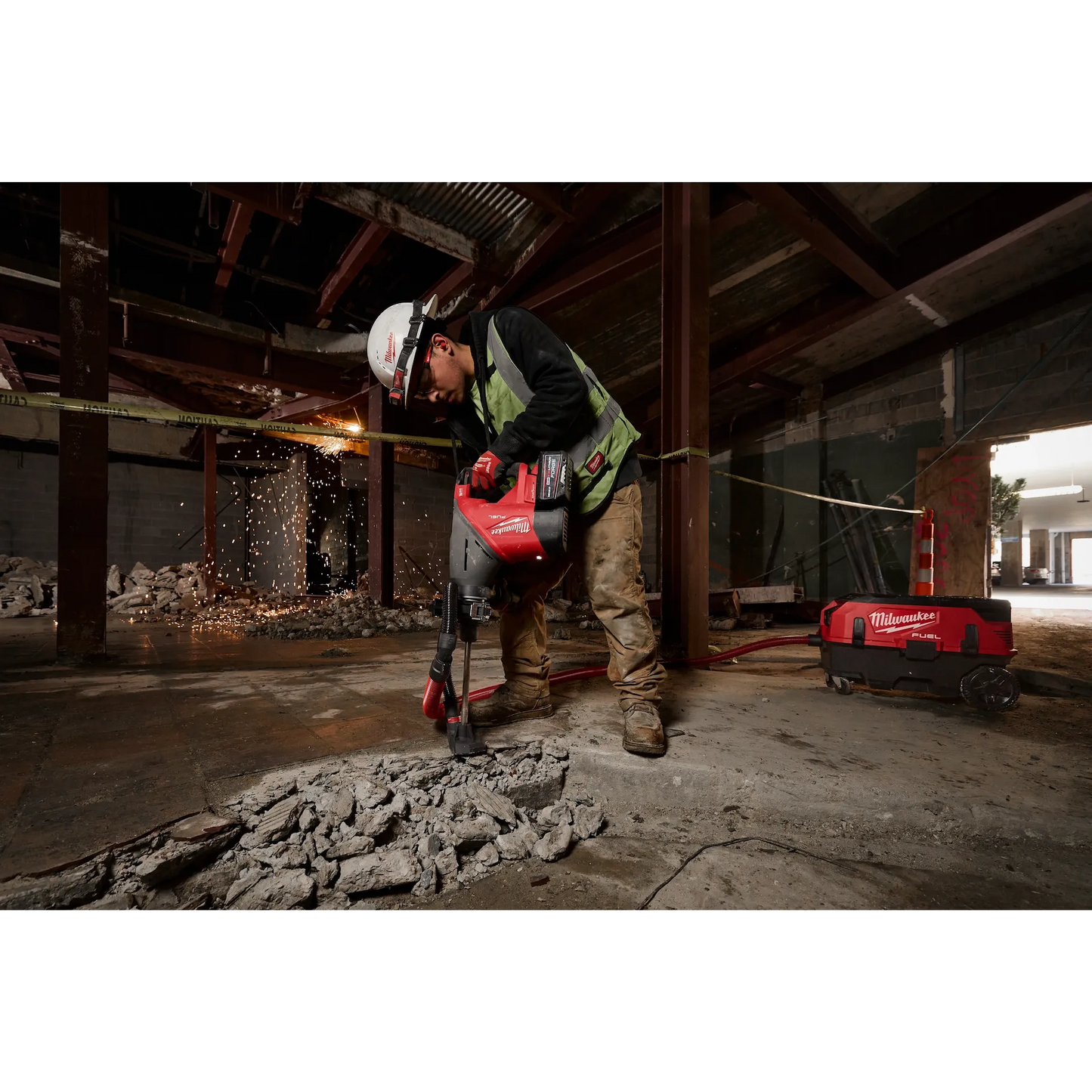 Milwaukee M18 FUEL 1-3/4in SDS Max Rotary Hammer Kit ONE-KEY Cordless Heavy Duty Drill 2918-22HD