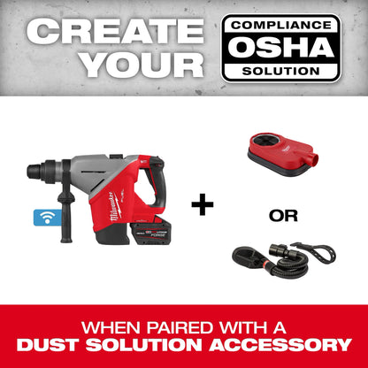 Milwaukee M18 FUEL 1-3/4in SDS Max Rotary Hammer Kit ONE-KEY Cordless Heavy Duty Drill 2918-22HD