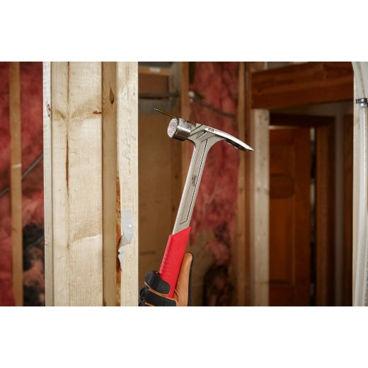 Milwaukee 28 oz Milled Face Framing Hammer Steel Handle 48-22-9029