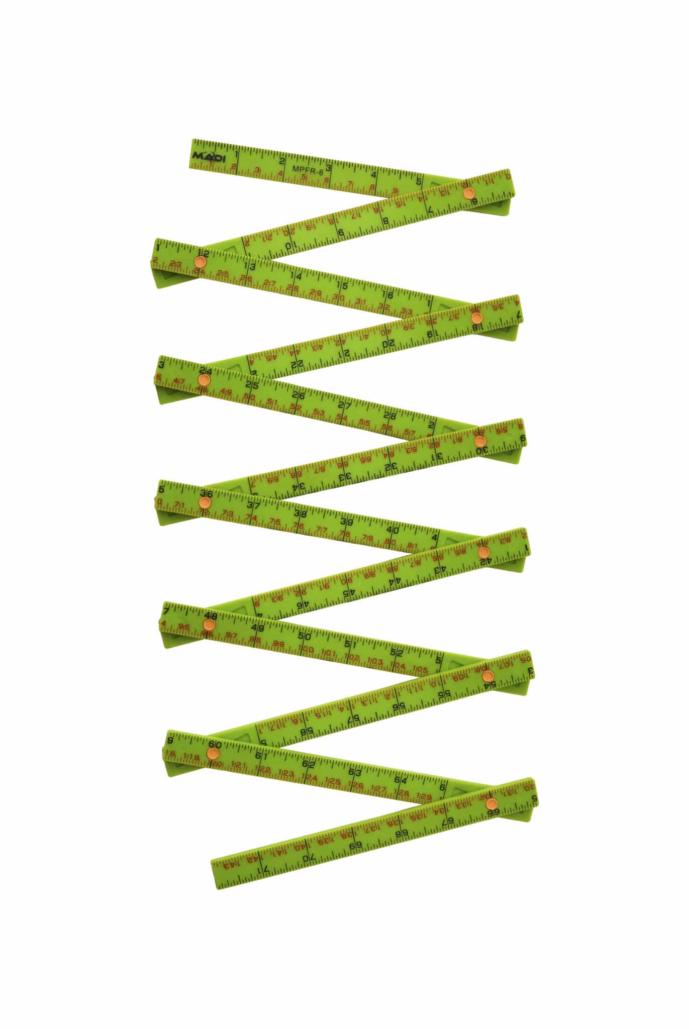 MADI 6' Fiberglass Folding Ruler MPFR-6