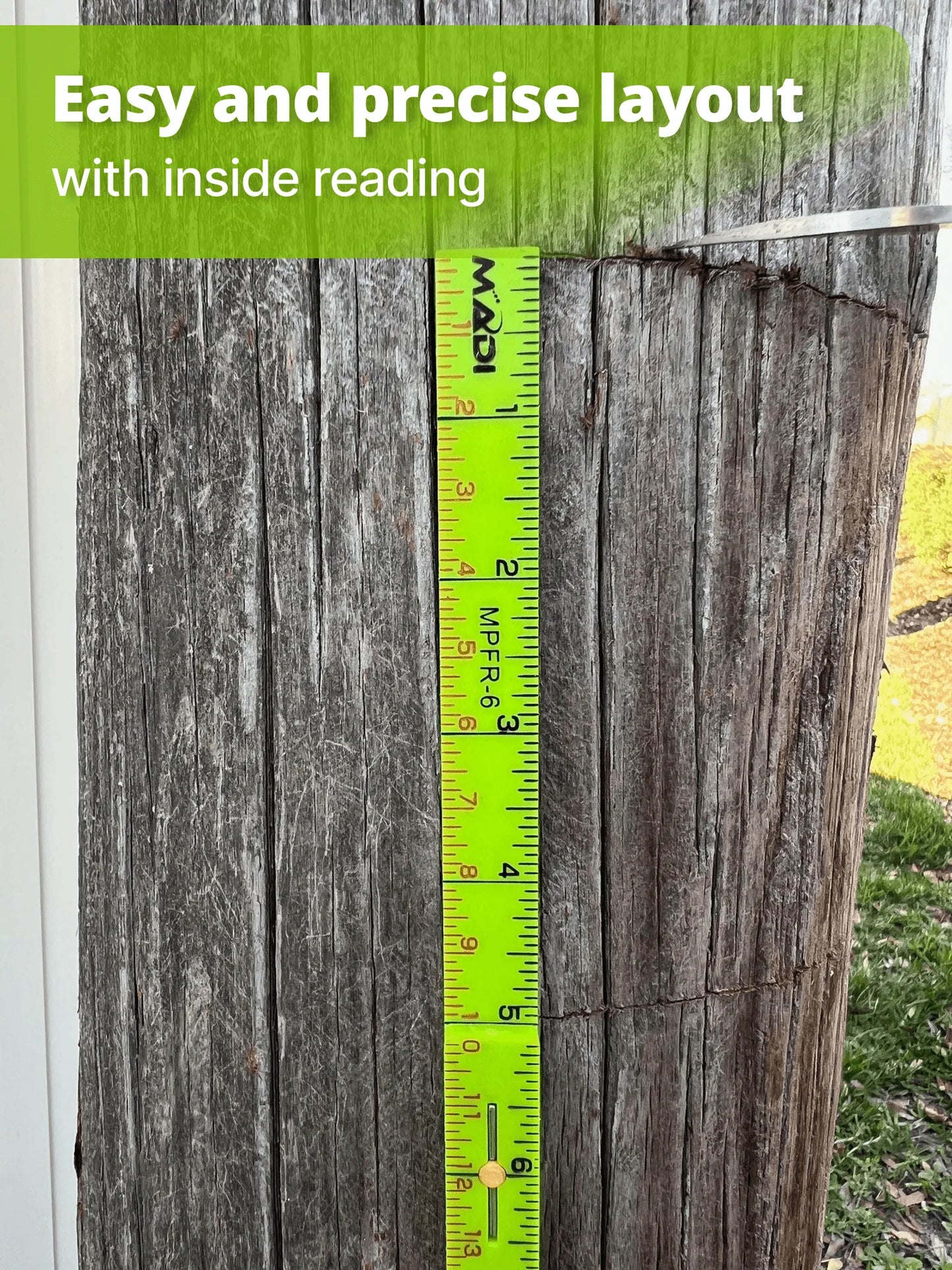 MADI 6' Fiberglass Folding Ruler MPFR-6