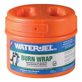 Water-Jel First Responder Fire Blanket (Burn Wrap) in Orange Canister - 3' x 2.5' G3630C