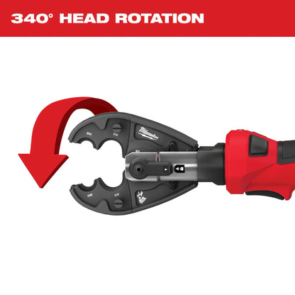 Milwaukee M18 FORCE LOGIC 6 Ton Linear Utility Crimper with BG-D3 Jaw ONE KEY 2978-20BG