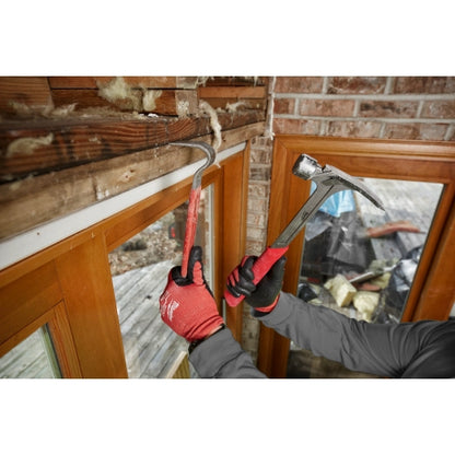 Milwaukee 28 oz Milled Face Framing Hammer Steel Handle 48-22-9029