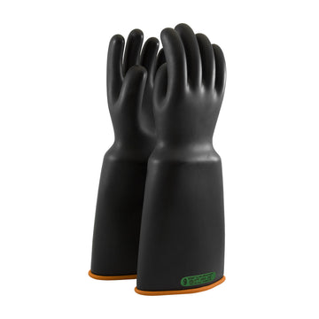 PIP NOVAX® Class 3 Orange/Black Rubber Insulating Glove with Bell Cuff - 18" 159-3-18