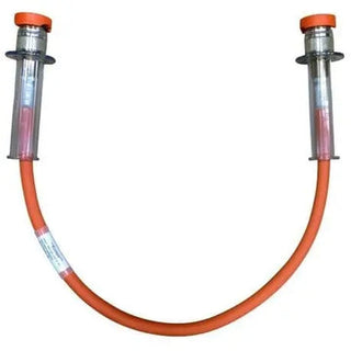 Mechanical Jumper Assembly 1/0 15kV Orange 20' with 954 MCM Clear Insulated Clamps