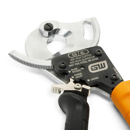 GEARWRENCH GWCRC10CUAL1 10" Compact Ratcheting Cable Cutter for Copper & Aluminum